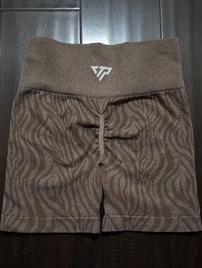 Keep That Pump- Brown Shorts